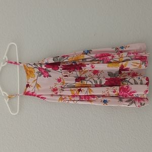 Floral tropical summer dress